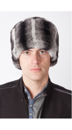 Rex-chinchilla fur hat